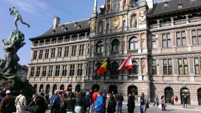 Antwerp with Joani, Barbara and Mary