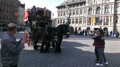 Antwerp with Joani, Barbara and Mary