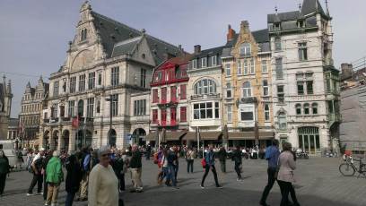 Ghent with Joani, Barbara and Mary