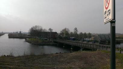 Kinderdijk with Joani, Barbara and Mary