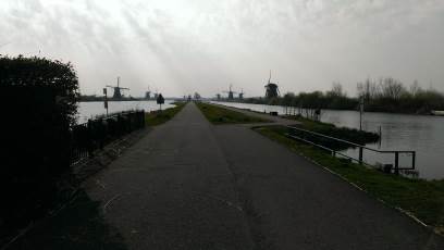 Kinderdijk with Joani, Barbara and Mary