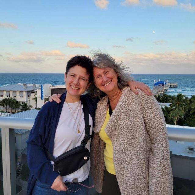  Toni and Margaret on the Roof Top 