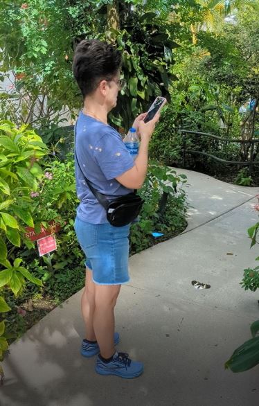  Toni at the Butterfly Park 