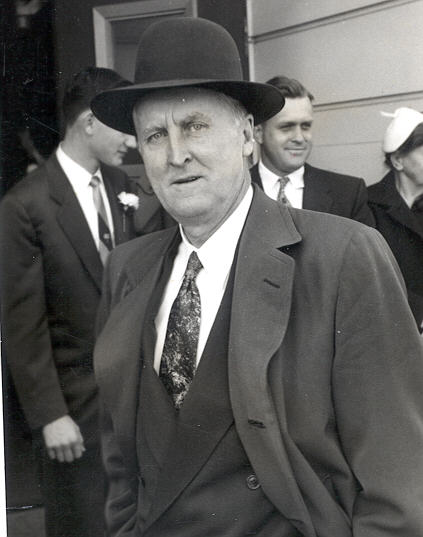  Mom's Uncle Ed Mangan Uncle Norbie and Uncle Bill in background 