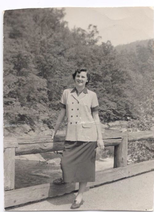   Mom on their honeymoon  