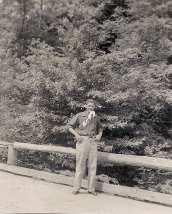  Dad on their honeymoon 