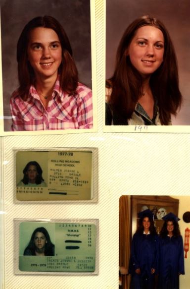 Joanne Joanne and Patty High School grads